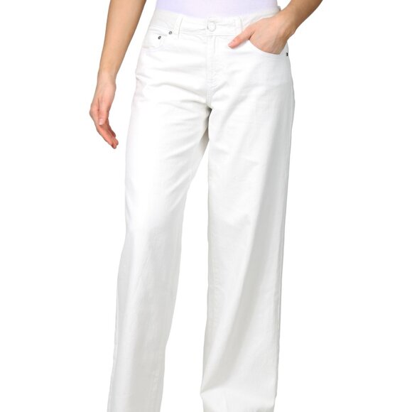 Indigo Rein Denim - Indigo Rein Juniors' Cotton Loose-Fit Jeans - White, Size 11, NWT